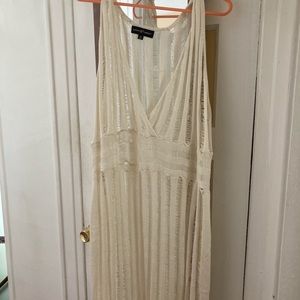Almost famous ivory cream beach cover up 3x